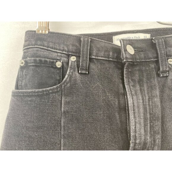 Abercrombie & Fitch Women's Jeans 00/24 The Skinny High Rise Black Denim - Picture 8 of 14